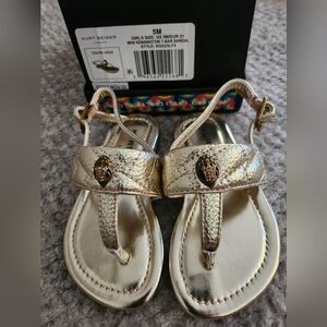 Toddler Kurt Geiger Sandals Gold